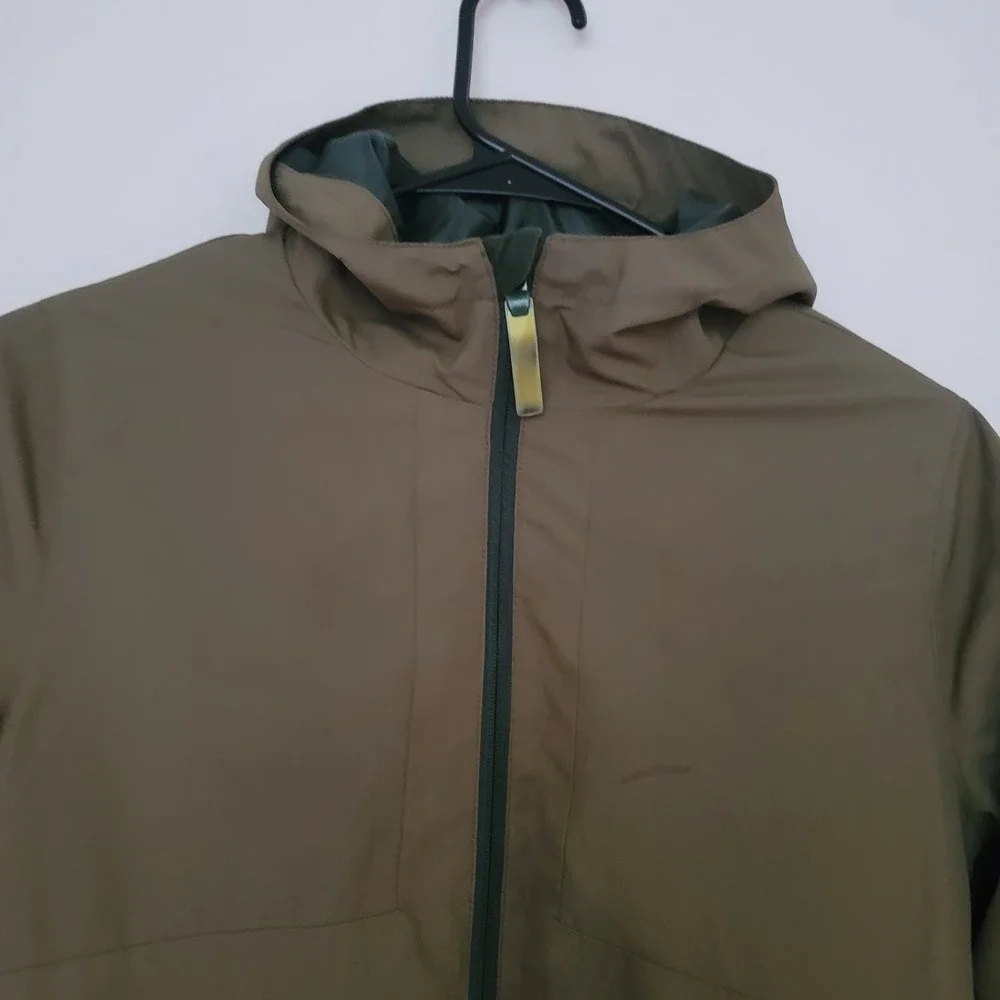 C9 by Champion Youth Boys Hooded Jacket Windbreaker Olive Green Size M (8-10)
